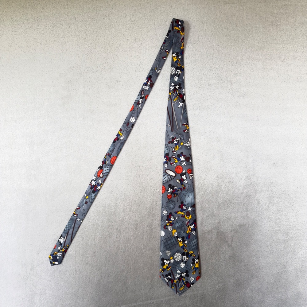 Disney Mickey Mouse Sports Necktie Balancine Inc‎ Basketball Football Baseball